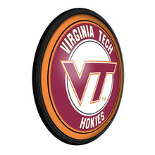 Load image into Gallery viewer, Virginia Tech Hokies: Round Slimline Lighted Wall Sign - The Fan-Brand