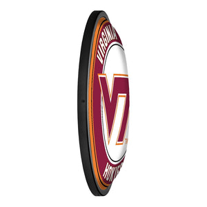 Virginia Tech Hokies: Round Slimline Lighted Wall Sign - The Fan-Brand