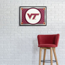 Load image into Gallery viewer, Virginia Tech Hokies: Team Spirit - Framed Mirrored Wall Sign - The Fan-Brand