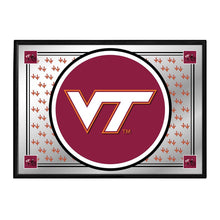 Load image into Gallery viewer, Virginia Tech Hokies: Team Spirit - Framed Mirrored Wall Sign - The Fan-Brand