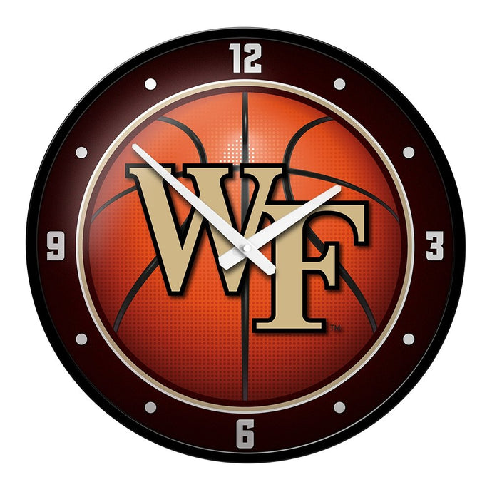 Wake Forest Demon Deacons: Basketball - Modern Disc Wall Clock - The Fan-Brand