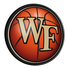 Load image into Gallery viewer, Wake Forest Demon Deacons: Basketball - Round Slimline Lighted Wall Sign - The Fan-Brand