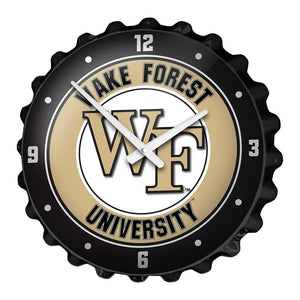 Wake Forest Demon Deacons: Bottle Cap Wall Clock - The Fan-Brand