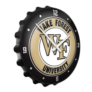 Wake Forest Demon Deacons: Bottle Cap Wall Clock - The Fan-Brand