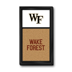 Wake Forest Demon Deacons: Dual Logo - Cork Note Board - The Fan-Brand