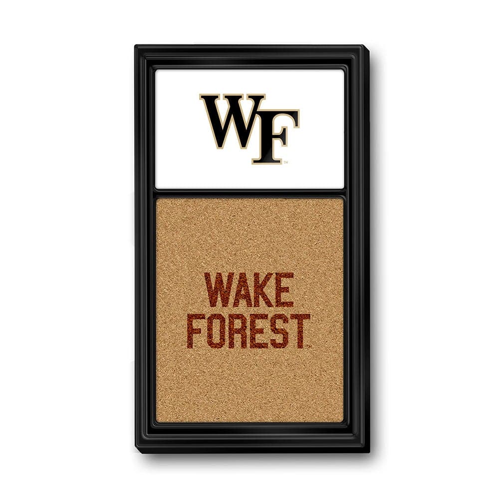 Wake Forest Demon Deacons: Dual Logo - Cork Note Board - The Fan-Brand