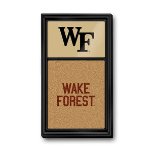 Wake Forest Demon Deacons: Dual Logo - Cork Note Board - The Fan-Brand