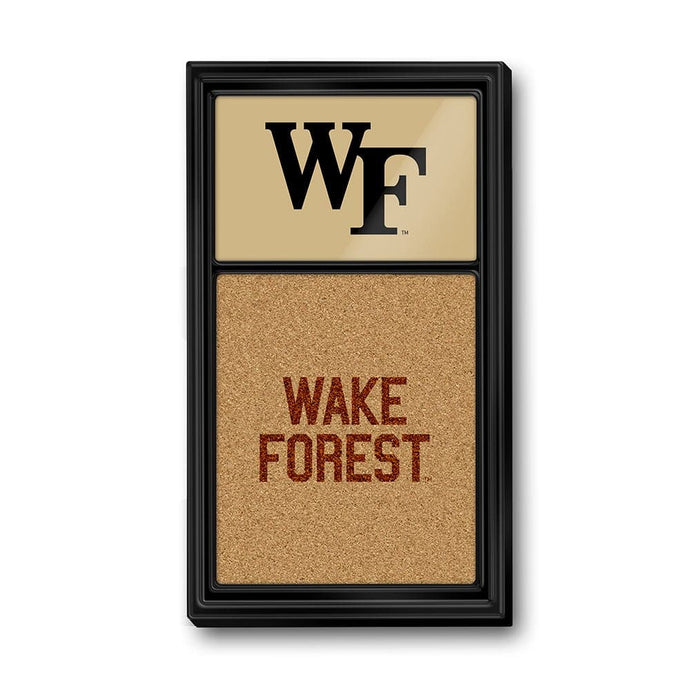 Wake Forest Demon Deacons: Dual Logo - Cork Note Board - The Fan-Brand