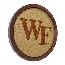 Load image into Gallery viewer, Wake Forest Demon Deacons: &quot;Faux&quot; Barrel Framed Cork Board - The Fan-Brand