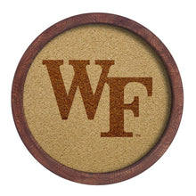 Load image into Gallery viewer, Wake Forest Demon Deacons: &quot;Faux&quot; Barrel Framed Cork Board - The Fan-Brand