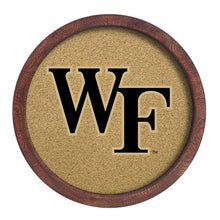 Load image into Gallery viewer, Wake Forest Demon Deacons: &quot;Faux&quot; Barrel Framed Cork Board - The Fan-Brand