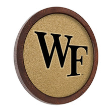 Load image into Gallery viewer, Wake Forest Demon Deacons: &quot;Faux&quot; Barrel Framed Cork Board - The Fan-Brand