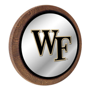 Wake Forest Demon Deacons: "Faux" Barrel Top Mirrored Wall Sign - The Fan-Brand