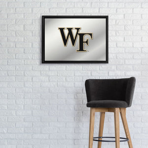 Wake Forest Demon Deacons: Framed Mirror Wall Sign - The Fan-Brand