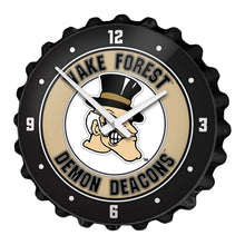 Load image into Gallery viewer, Wake Forest Demon Deacons: Mascot - Bottle Cap Wall Clock - The Fan-Brand