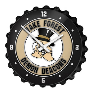 Wake Forest Demon Deacons: Mascot - Bottle Cap Wall Clock - The Fan-Brand