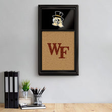 Load image into Gallery viewer, Wake Forest Demon Deacons: Mascot Dual Logo - Cork Note Board - The Fan-Brand