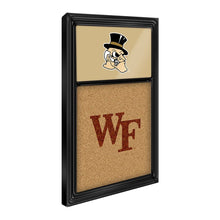 Load image into Gallery viewer, Wake Forest Demon Deacons: Mascot Dual Logo - Cork Note Board - The Fan-Brand