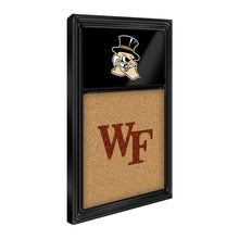 Load image into Gallery viewer, Wake Forest Demon Deacons: Mascot Dual Logo - Cork Note Board - The Fan-Brand