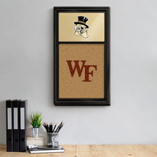 Load image into Gallery viewer, Wake Forest Demon Deacons: Mascot Dual Logo - Cork Note Board - The Fan-Brand