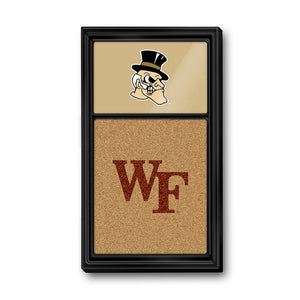 Wake Forest Demon Deacons: Mascot Dual Logo - Cork Note Board - The Fan-Brand