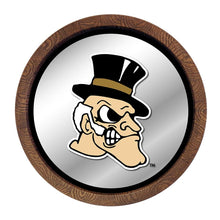 Load image into Gallery viewer, Wake Forest Demon Deacons: Mascot - &quot;Faux&quot; Barrel Top Mirrored Wall Sign - The Fan-Brand