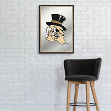 Load image into Gallery viewer, Wake Forest Demon Deacons: Mascot - Framed Mirrored Wall Sign - The Fan-Brand