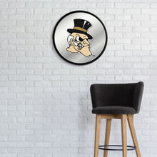 Load image into Gallery viewer, Wake Forest Demon Deacons: Mascot - Modern Disc Mirrored Wall Sign - The Fan-Brand