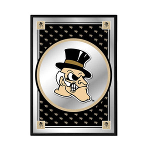 Wake Forest Demon Deacons: Mascot Team Spirit - Framed Mirrored Wall Sign - The Fan-Brand