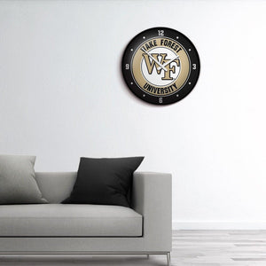 Wake Forest Demon Deacons: Modern Disc Wall Clock - The Fan-Brand