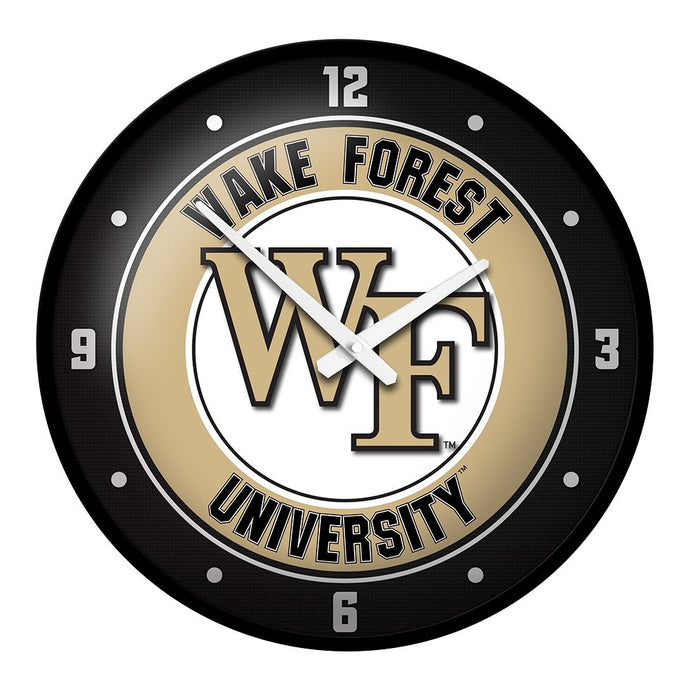 Wake Forest Demon Deacons: Modern Disc Wall Clock - The Fan-Brand