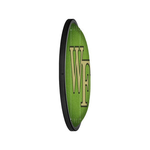 Wake Forest Demon Deacons: On the 50 - Oval Slimline Lighted Wall Sign - The Fan-Brand