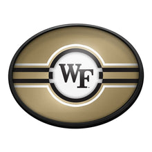 Load image into Gallery viewer, Wake Forest Demon Deacons: Oval Slimline Lighted Wall Sign - The Fan-Brand