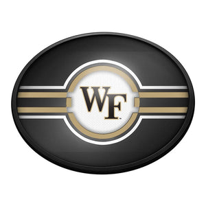 Wake Forest Demon Deacons: Oval Slimline Lighted Wall Sign - The Fan-Brand