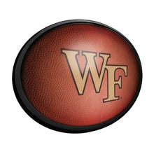 Load image into Gallery viewer, Wake Forest Demon Deacons: Pigskin - Oval Slimline Lighted Wall Sign - The Fan-Brand