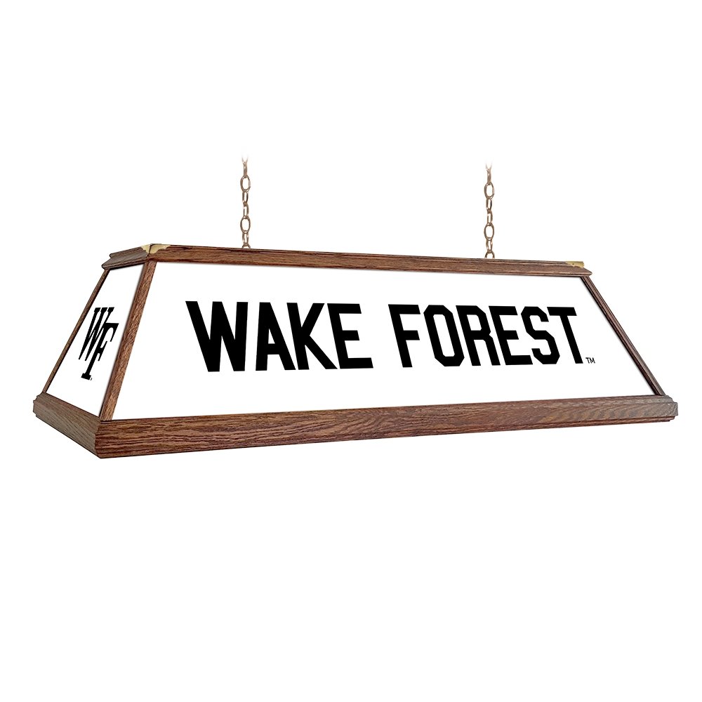 Wake Forest Demon Deacons: Premium Wood Pool Table Light - The Fan-Brand