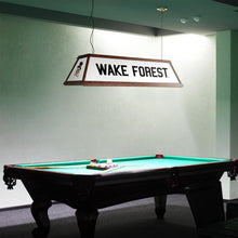 Load image into Gallery viewer, Wake Forest Demon Deacons: Premium Wood Pool Table Light - The Fan-Brand