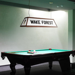 Wake Forest Demon Deacons: Premium Wood Pool Table Light - The Fan-Brand