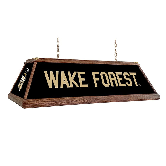 Wake Forest Demon Deacons: Premium Wood Pool Table Light - The Fan-Brand
