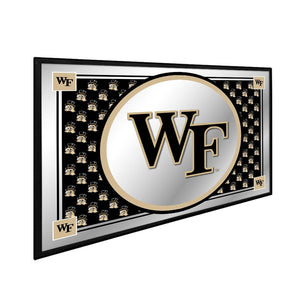 Wake Forest Demon Deacons: Team Spirit - Framed Mirrored Wall Sign - The Fan-Brand