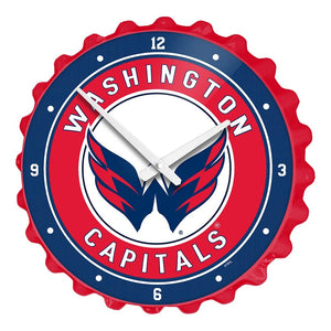 Washington Capitals: Bottle Cap Wall Clock - The Fan-Brand