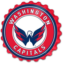 Load image into Gallery viewer, Washington Capitals: Bottle Cap Wall Sign - The Fan-Brand