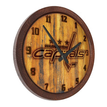 Load image into Gallery viewer, Washington Capitals: Branded &quot;Faux&quot; Barrel Top Wall Clock - The Fan-Brand