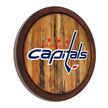 Load image into Gallery viewer, Washington Capitals: &quot;Faux&quot; Barrel Top Sign - The Fan-Brand