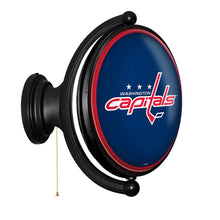 Load image into Gallery viewer, Washington Capitals: Original Oval Rotating Lighted Wall Sign - The Fan-Brand