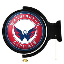 Load image into Gallery viewer, Washington Capitals: Original Round Rotating Lighted Wall Sign - The Fan-Brand