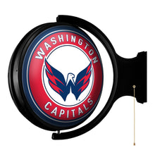 Load image into Gallery viewer, Washington Capitals: Original Round Rotating Lighted Wall Sign - The Fan-Brand