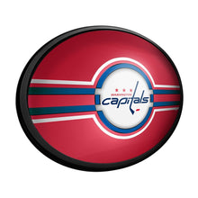 Load image into Gallery viewer, Washington Capitals: Oval Slimline Lighted Wall Sign - The Fan-Brand