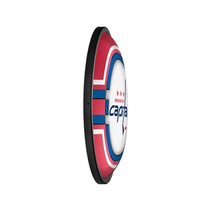 Washington Capitals: Oval Slimline Lighted Wall Sign - The Fan-Brand