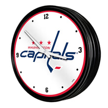 Load image into Gallery viewer, Washington Capitals: Retro Lighted Wall Clock - The Fan-Brand